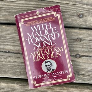 ‘WITH MALICE TOWARDS NONE: THE LIFE OF ABRAHAM LINCOLN PAPERBACK VINTAGE 1977